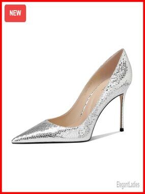 Pointed Toe Stiletto Heel Closed Toe Pumps for Women Formal Dress